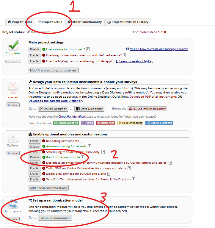 Randomisation Module Step-by-Step Randomization Setup in REDCap – oak27oak